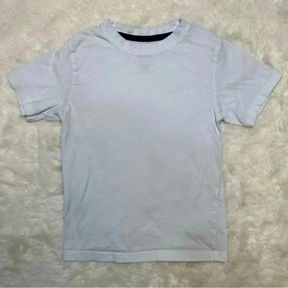 George T-Shirt  Plain White Size 6